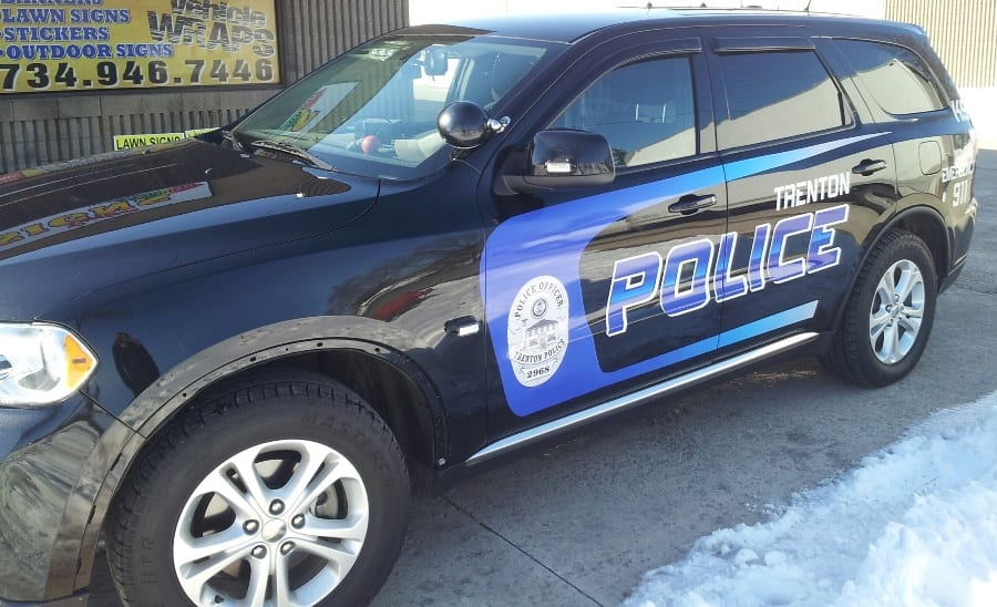 A Trenton Police 6 Resized MI Custom Signs