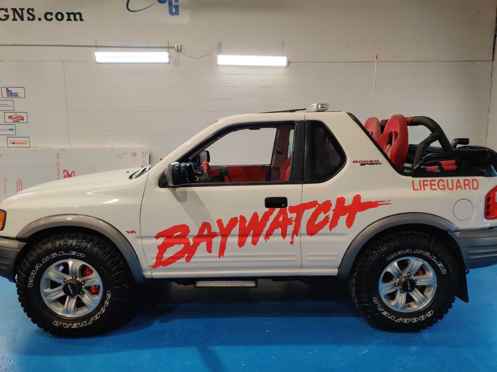 Baywatch Vehicle Vinyl MI Custom Signs Taylor MI
