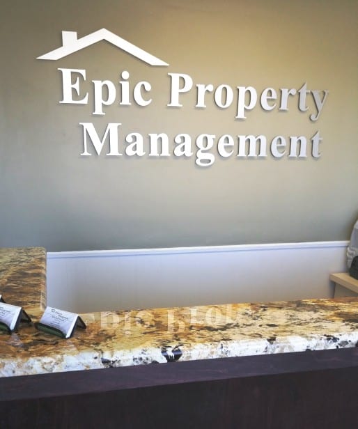 Epic Property Management 3D MI Custom Signs Taylor MI