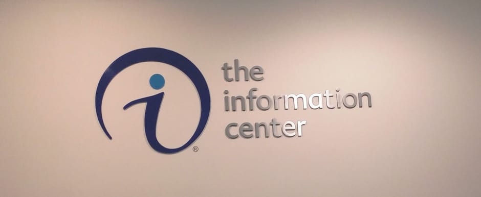 Info Center Wall Reception 3D Colored MI Custom Signs Taylor MI