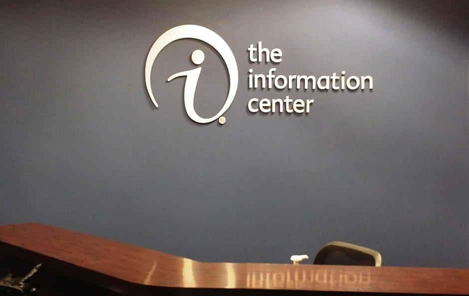 Info Center Wall Reception 3D MI Custom Signs Taylor MI