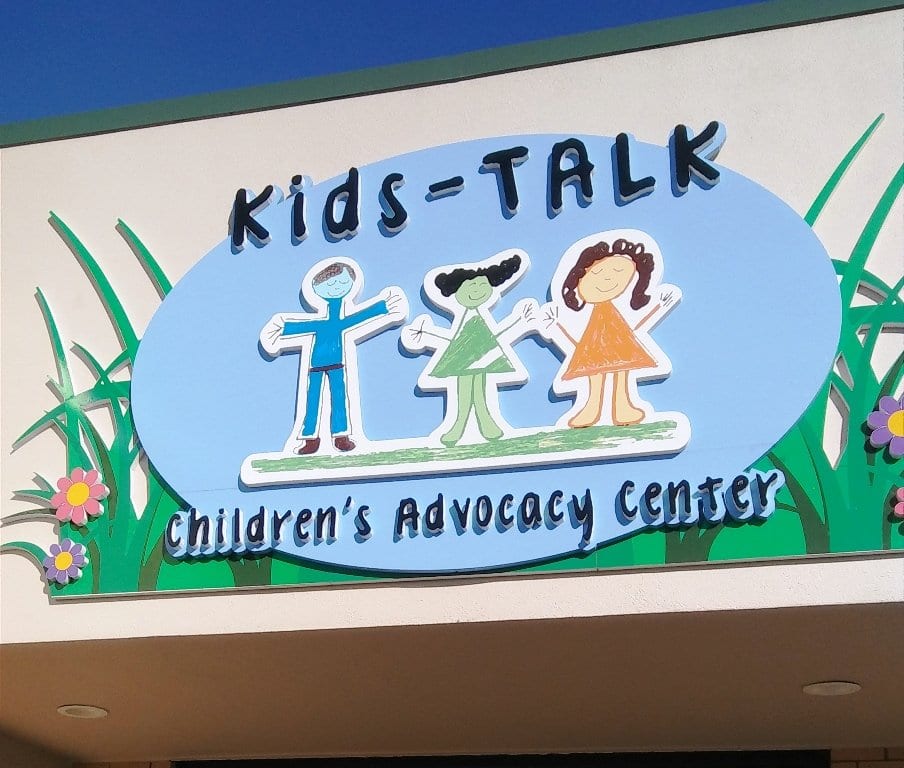 Kids Talk Guidance Center 3 Dimensional Sign