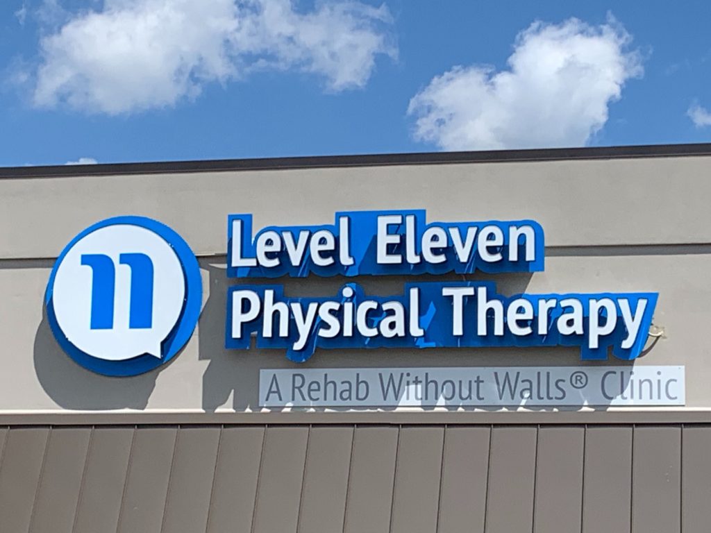 Level Eleven Physical Therapy MI Custom Signs Taylor MI
