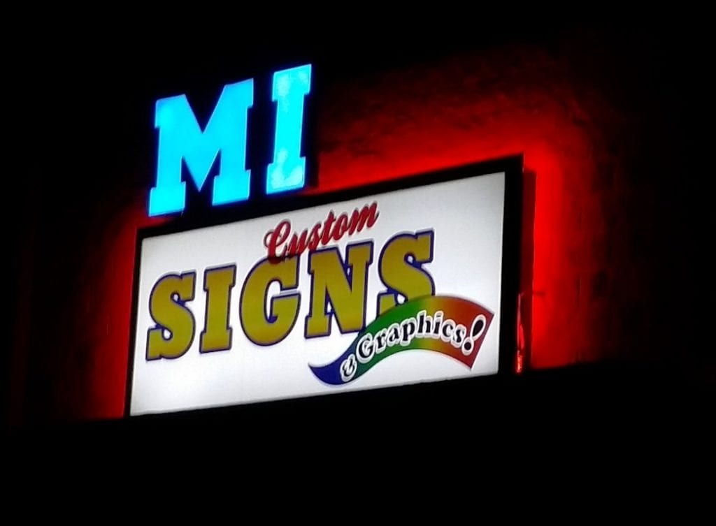 MI Custom Signs Night MI Custom Signs Taylor MI