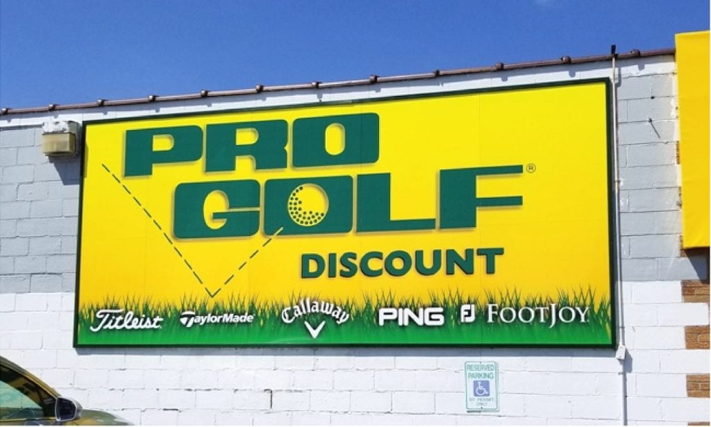 Pro Golf Discount Billboard