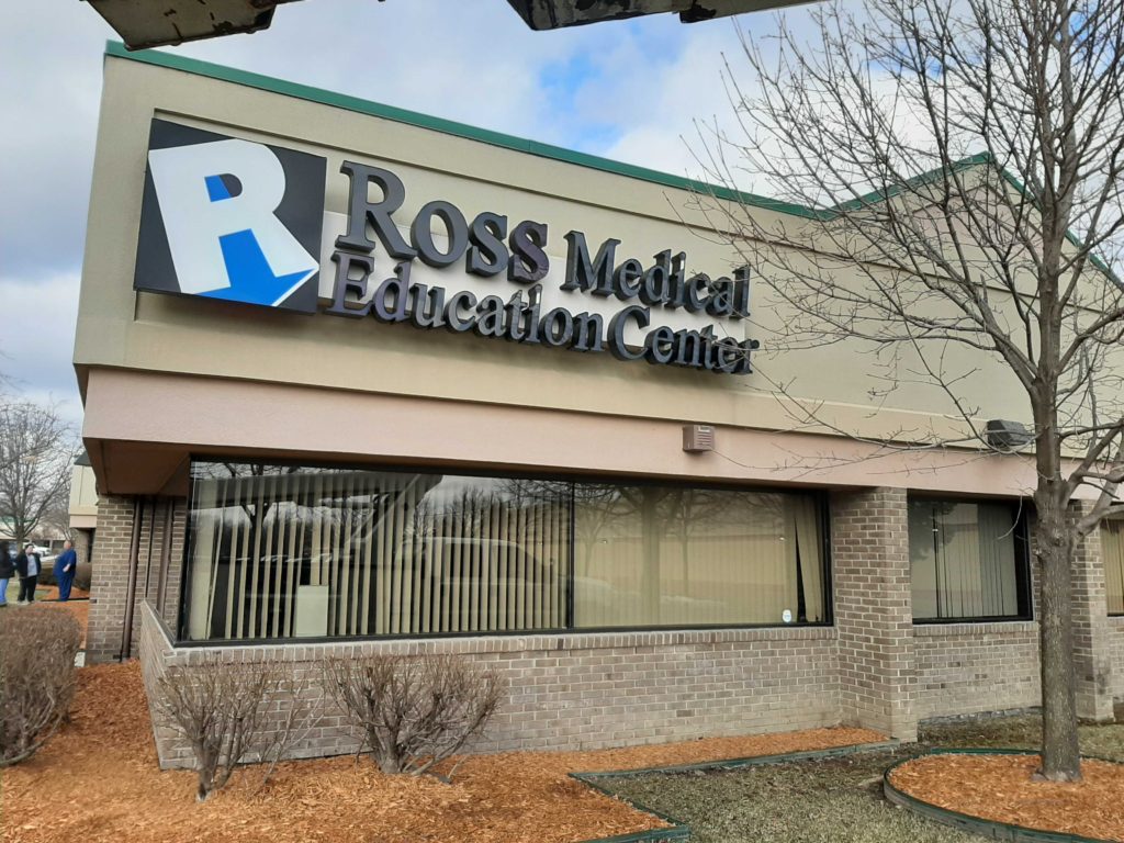 Ross Medical Education Center MI Custom Signs Taylor MI