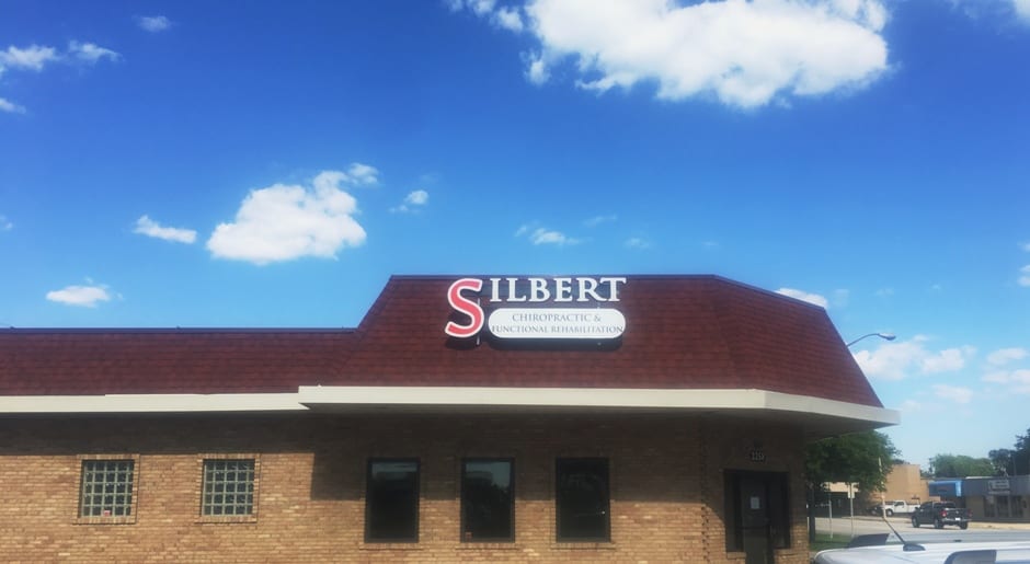 Silbert Chiropractic Channel Letter Cloud Sign MI Custom Signs Taylor Mi