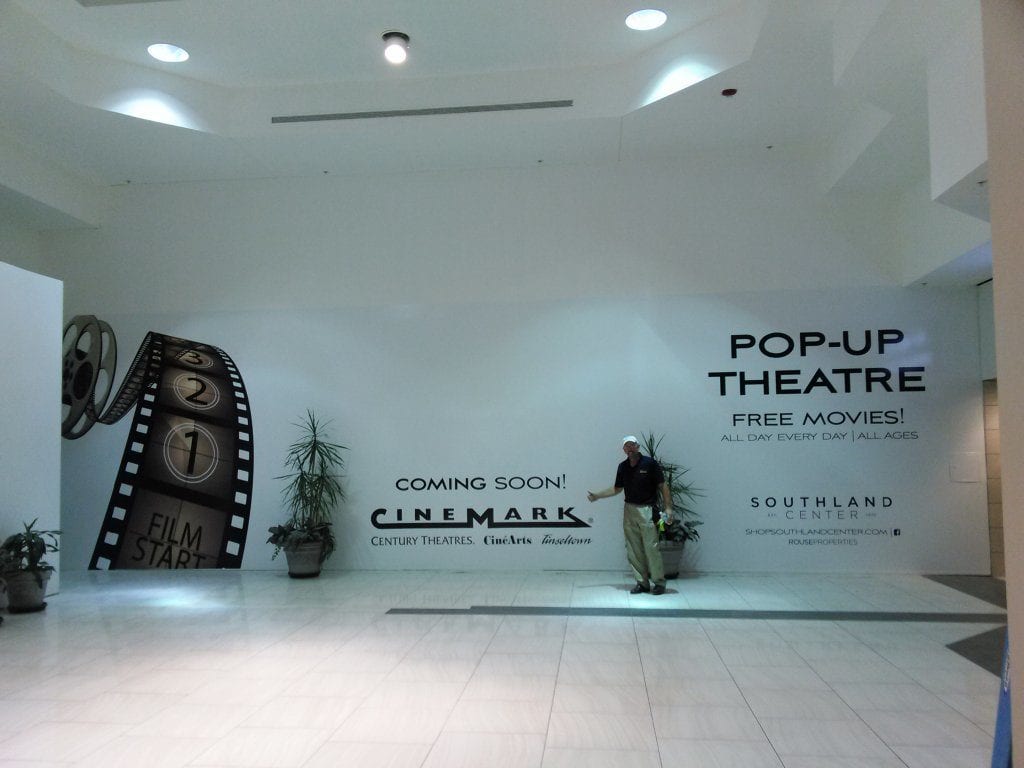Southland Mall Cinemark MI Custom Signs Taylor MI