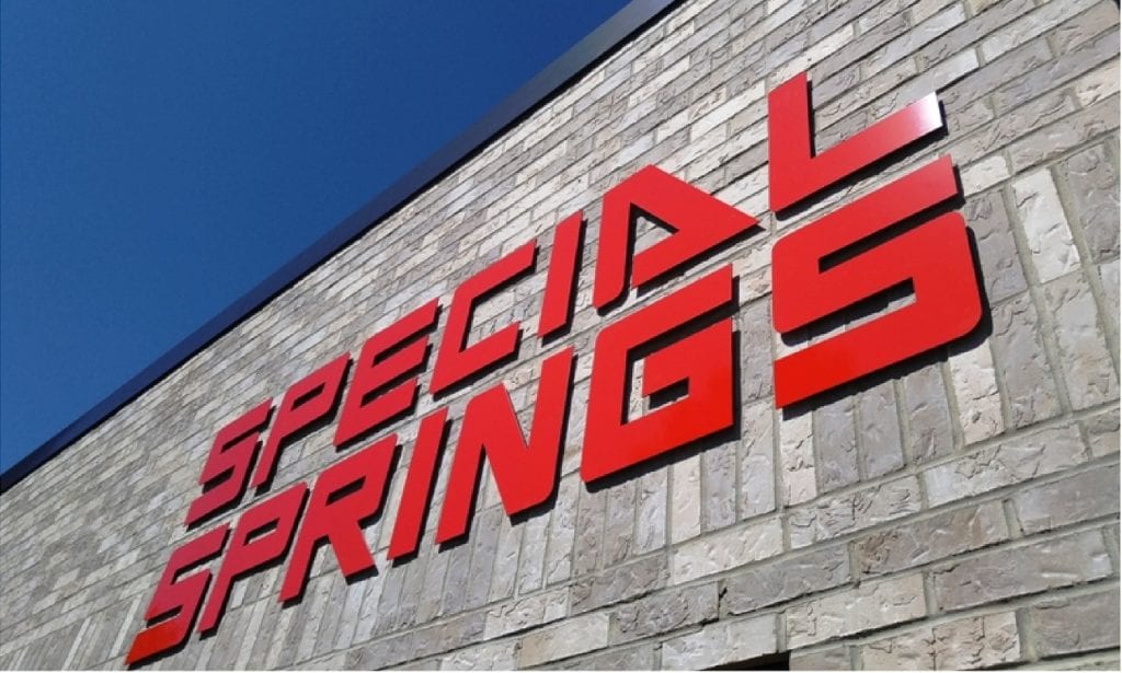 Special Springs 3D Lettering