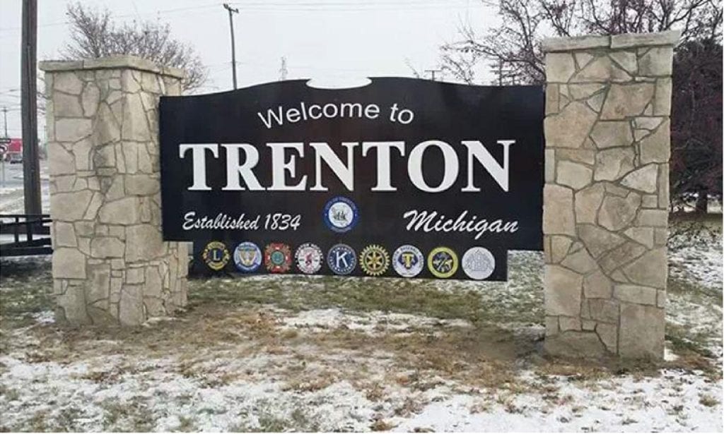 Trenton City Monument Sign