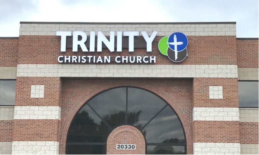 Trinity Christian Church Channel Letters