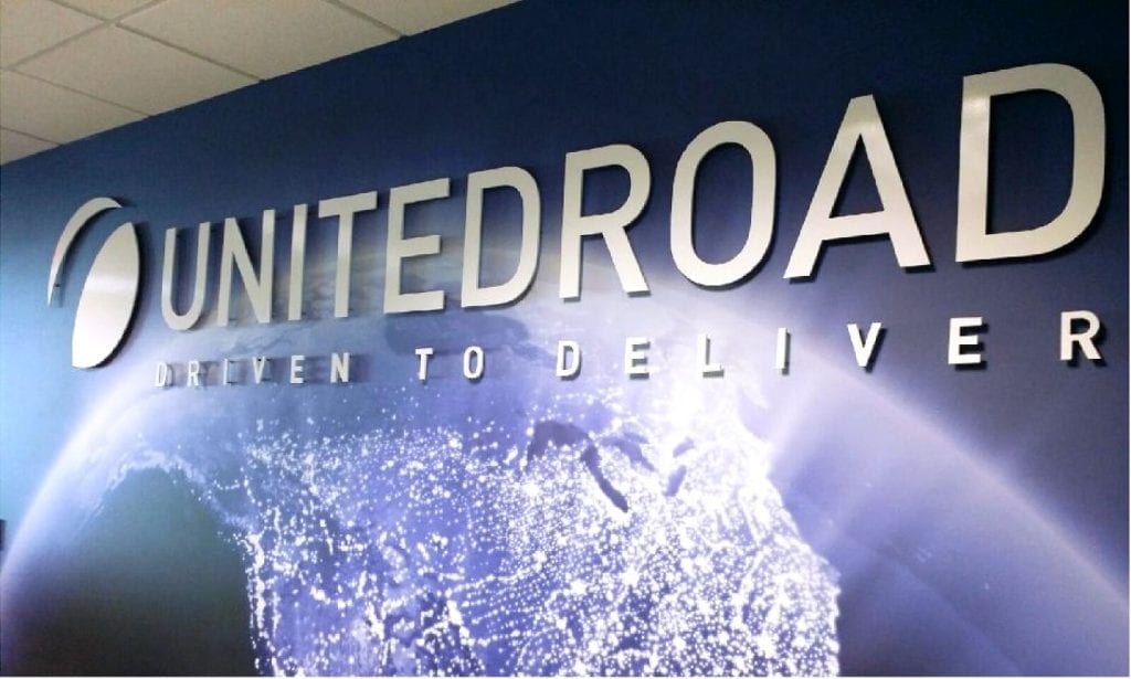 United Road 3D Lettering