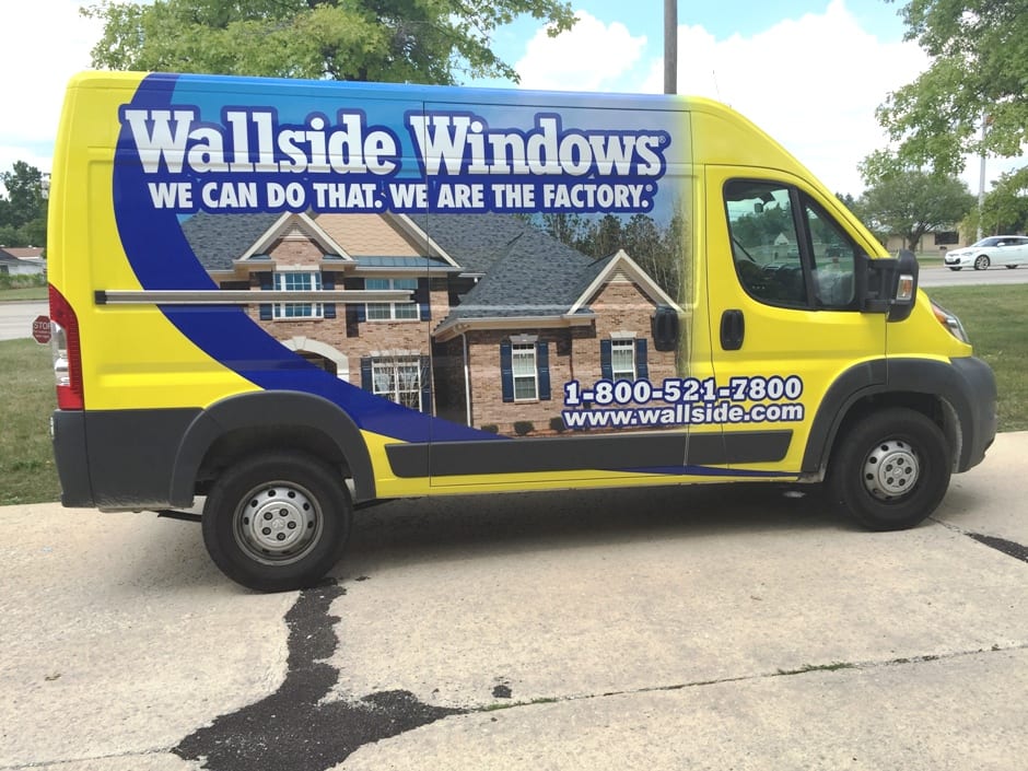 Wallside Windows Van Wrap MI Custom Signs Taylor MI