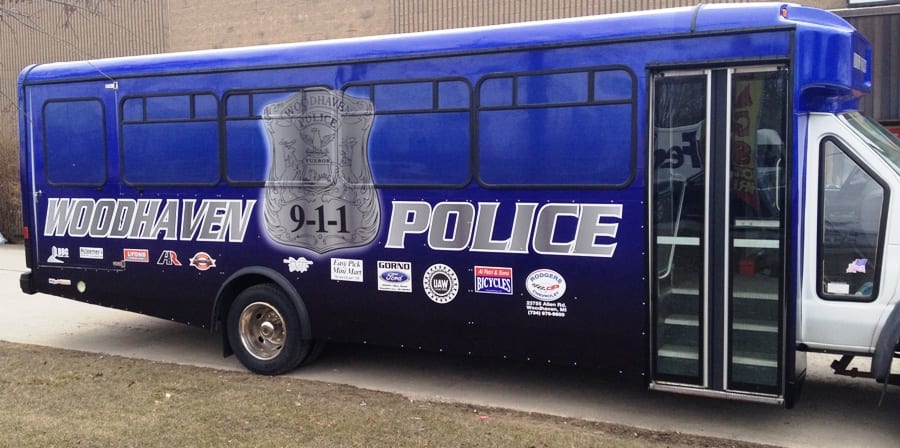 Woodhaven Police Bus3 MI Custom Taylor MI