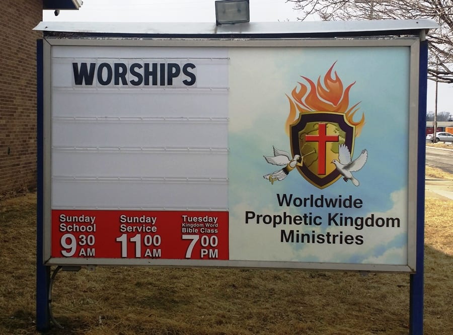 Worldwide Prophetic MI Custom Signs Taylor MI
