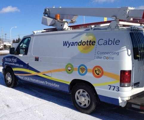 Wyandotte Cable Van 2 MI Custom Signs Taylor MI