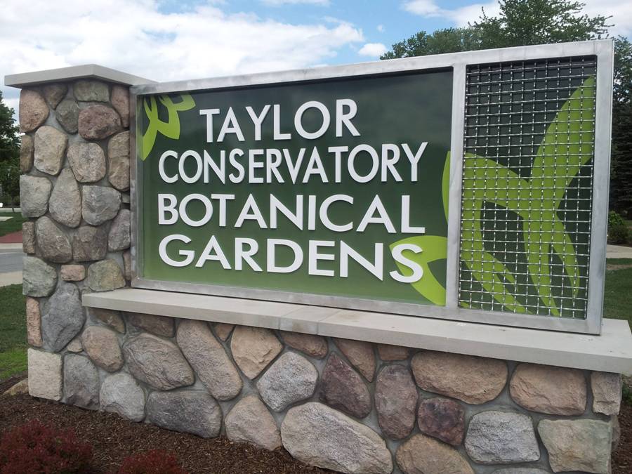 Taylor Conservatory Monument Sign MI Custom Signs Taylor Mi